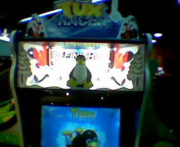 TuxRacer arcade machine