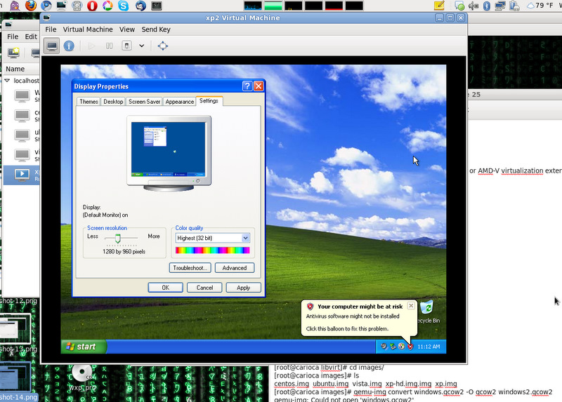 Screenshot - Windows Display Properties